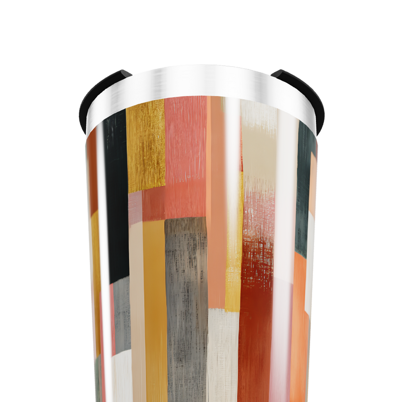 Copo Térmico - Estampa Colorida Abstrata