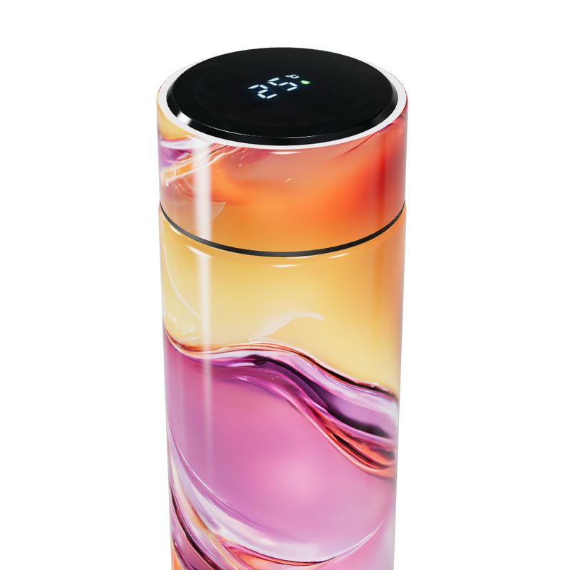 Garrafa Térmica Touch - Multicolorida Vidro