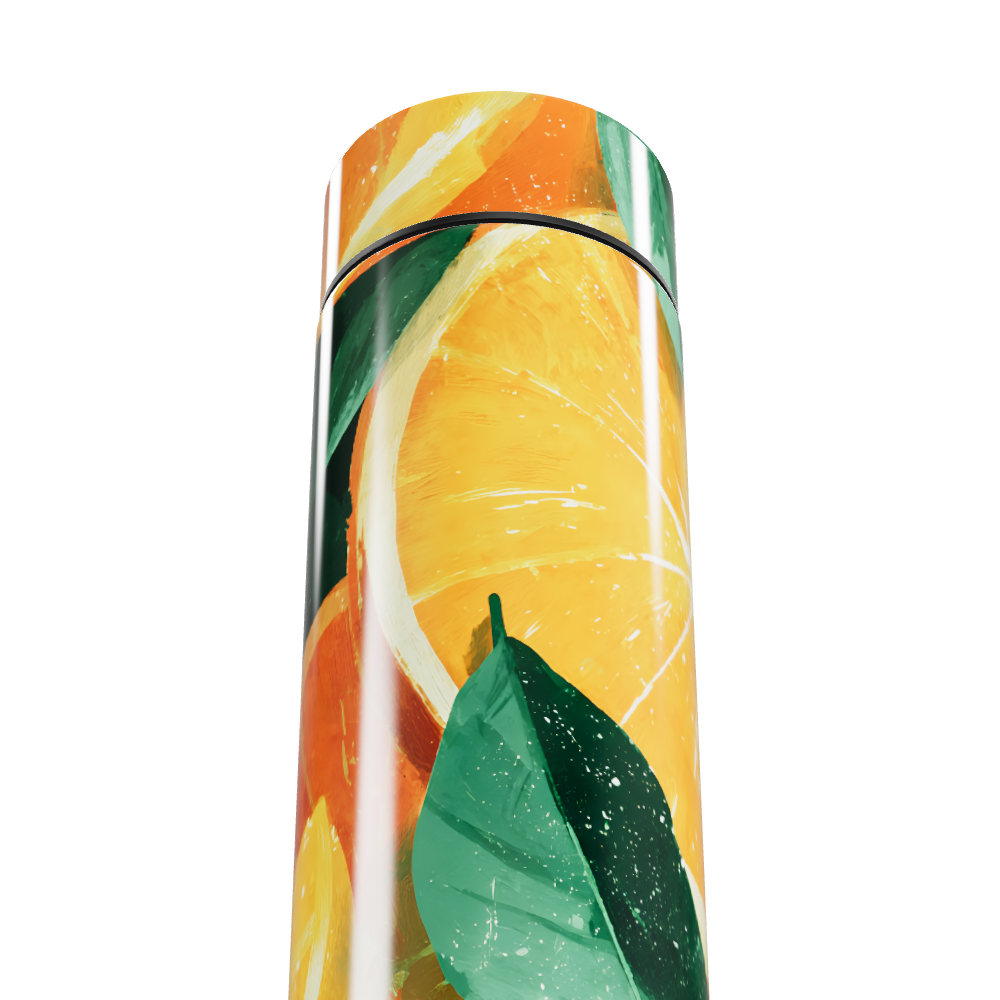 Garrafa Térmica Touch - Estampa Frutas Cítricas