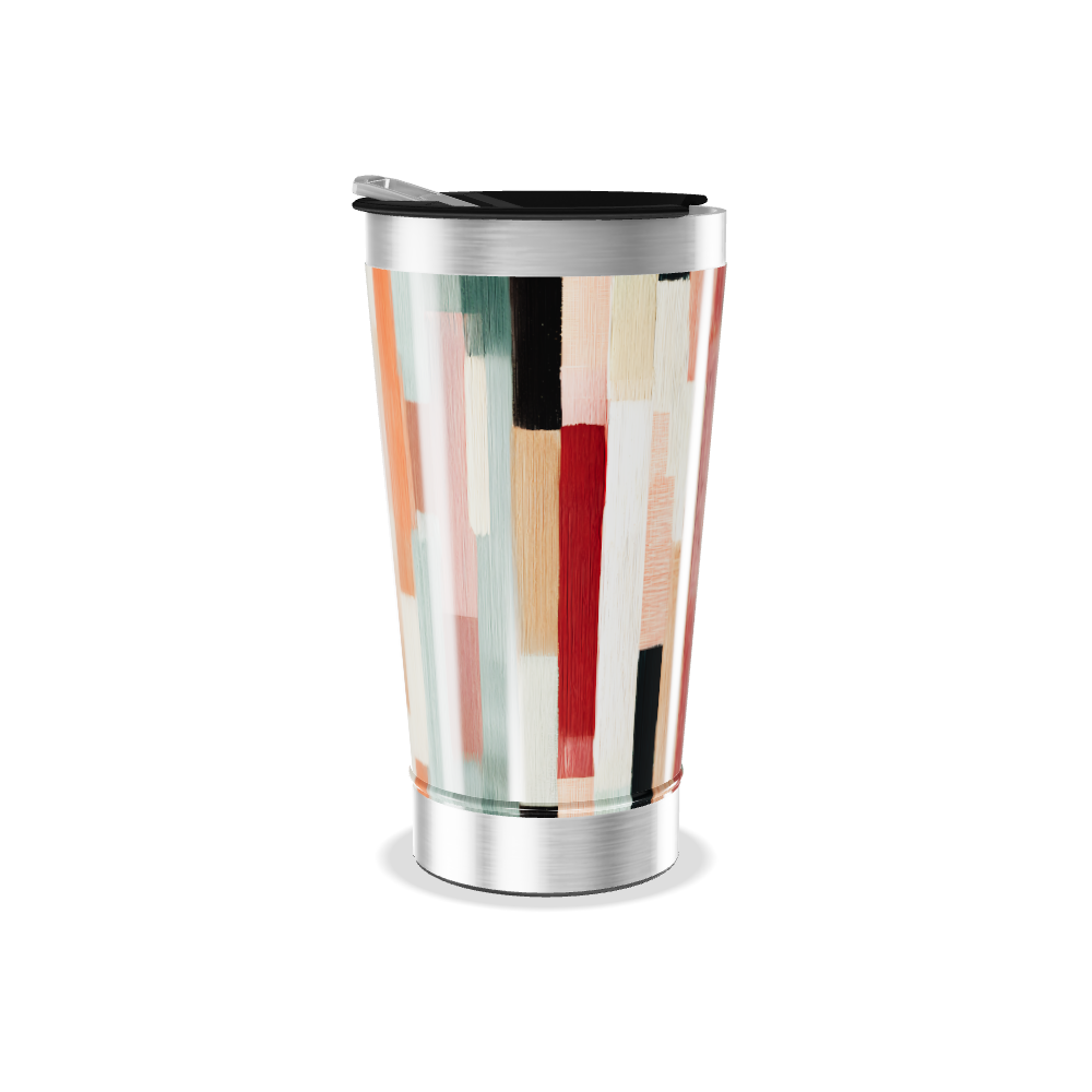 Copo Térmico - Estampa Colorida Vertical