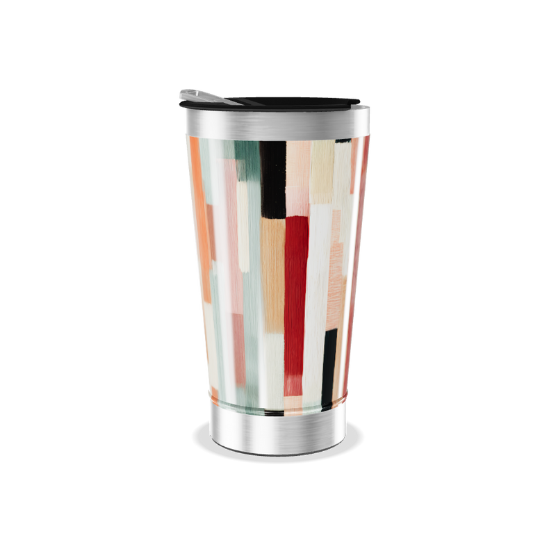 Copo Térmico - Estampa Colorida Vertical