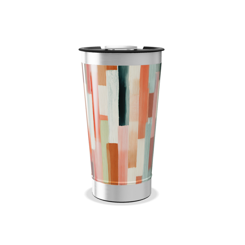 Copo Térmico - Estampa Colorida Vertical