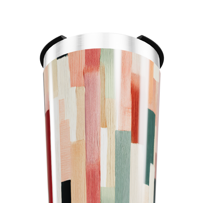 Copo Térmico - Estampa Colorida Vertical