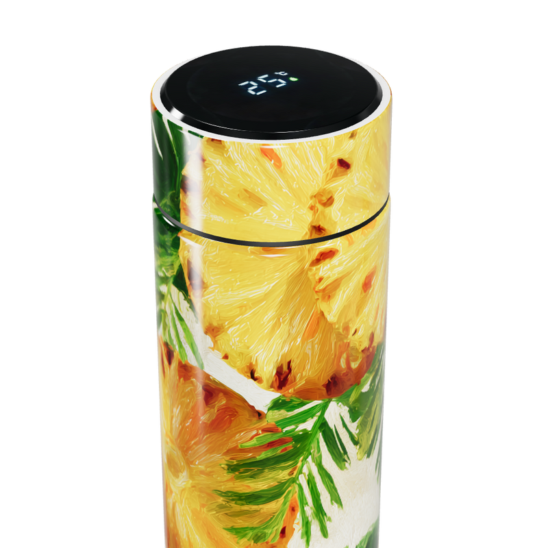 Garrafa Térmica Touch - Estampa Tropical Abacaxi