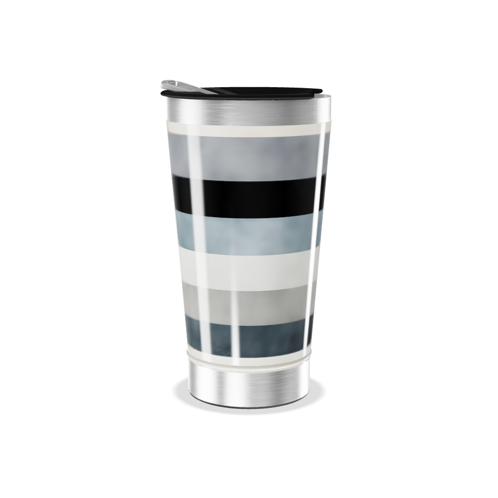 Copo Térmico - Listras Multicolor Inox