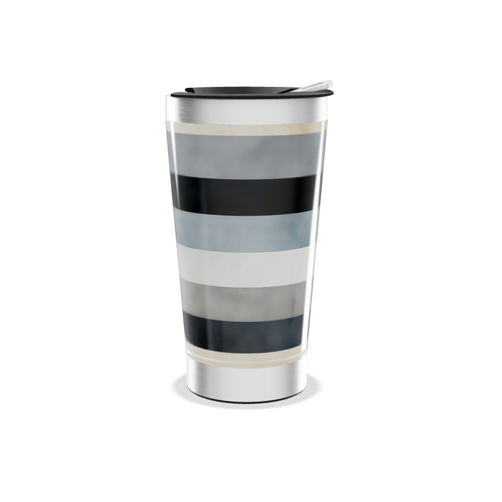 Copo Térmico - Listras Multicolor Inox