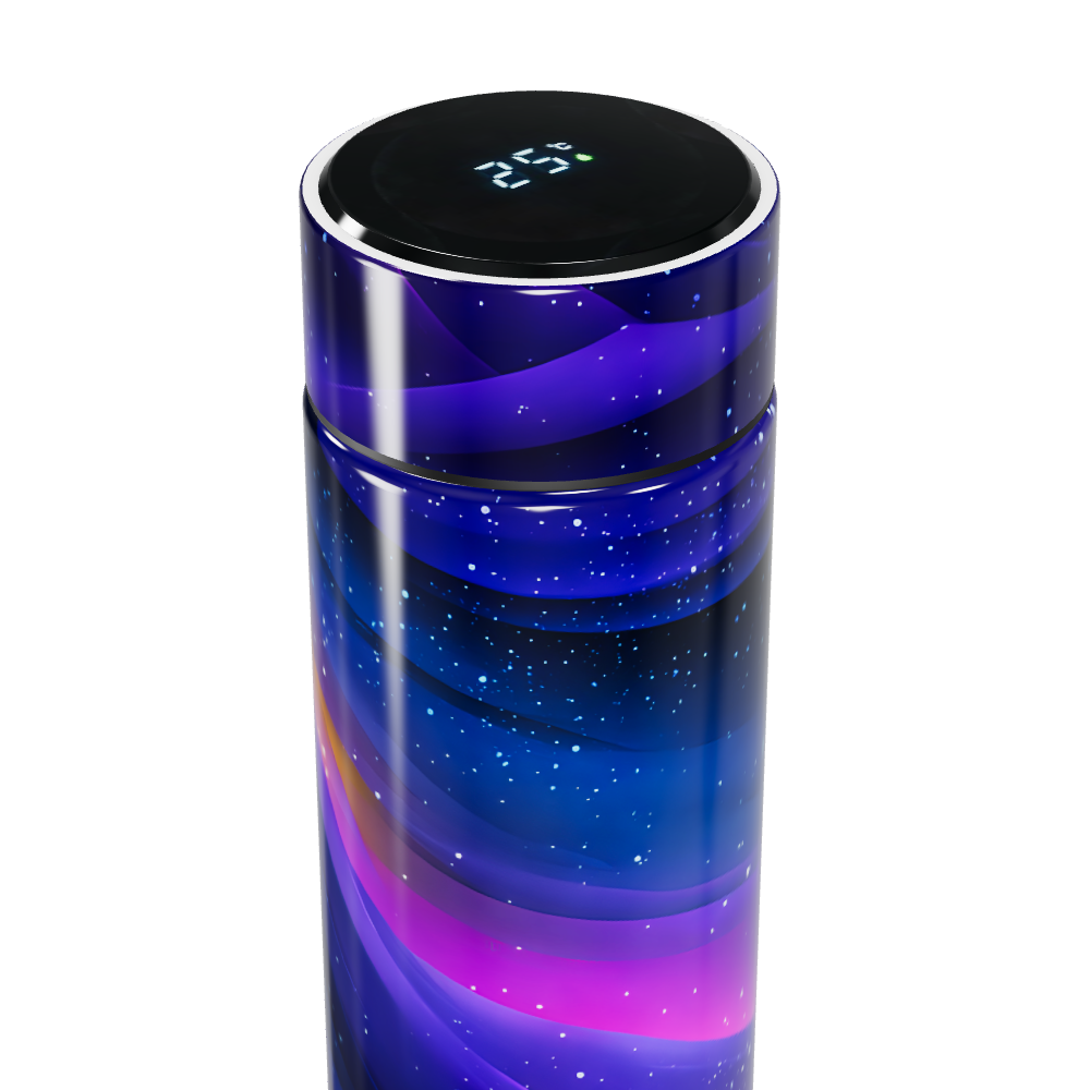 Garrafa Térmica Touch - Estampa Galáxia