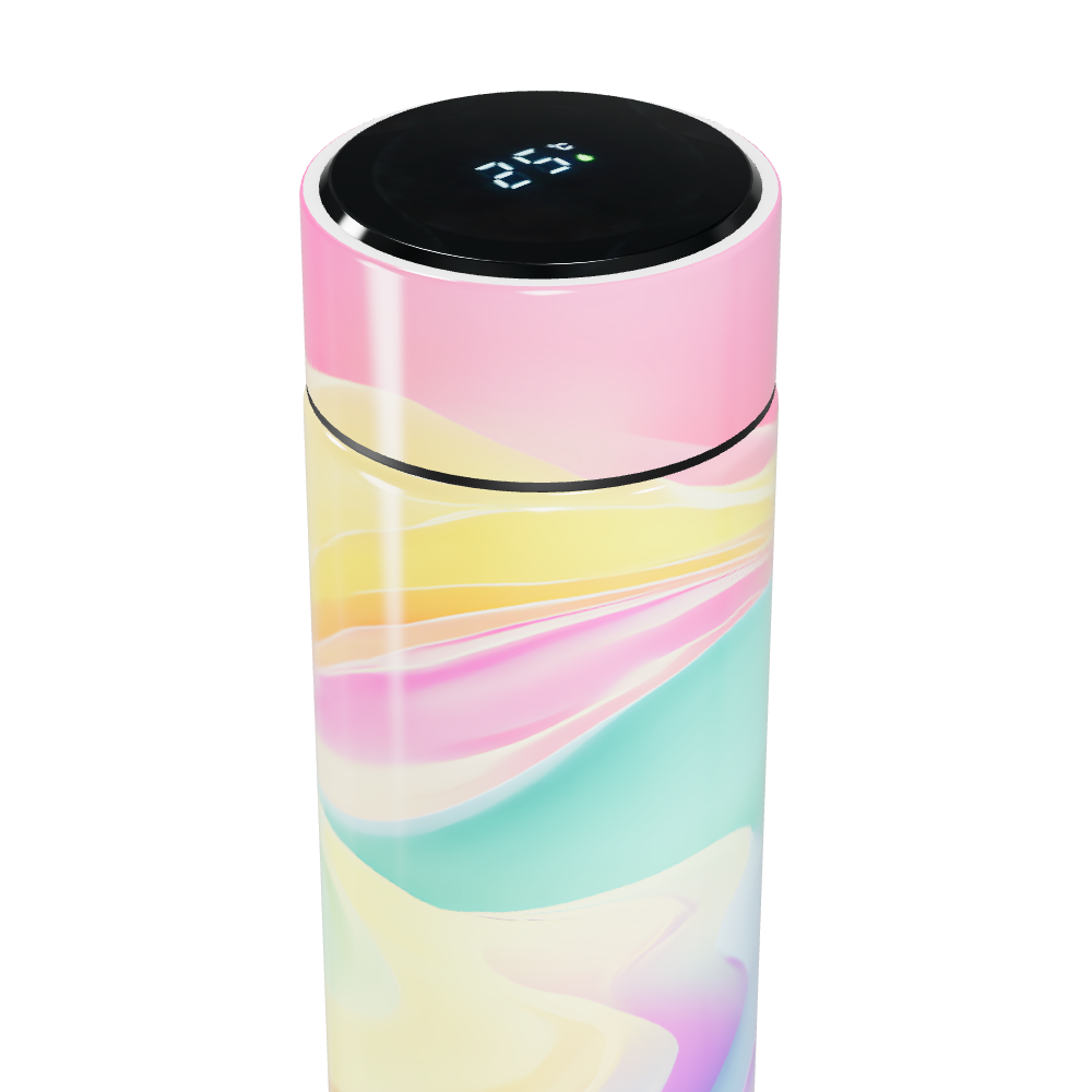 Garrafa Térmica Touch - Colorida com Display Digital