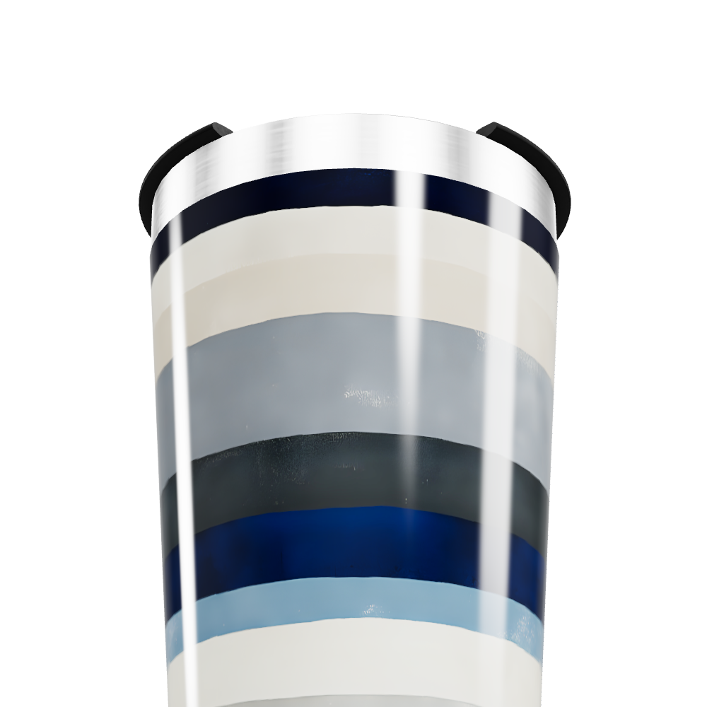 Copo Térmico - Listras Multicoloridas