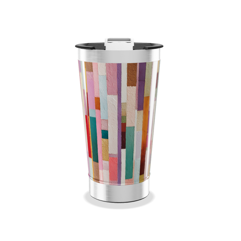 Copo Térmico - Estampa Colorida Vertical