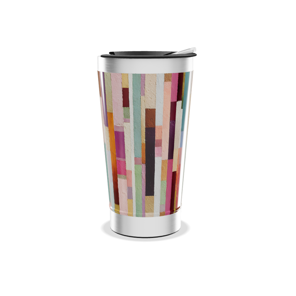Copo Térmico - Estampa Colorida Vertical