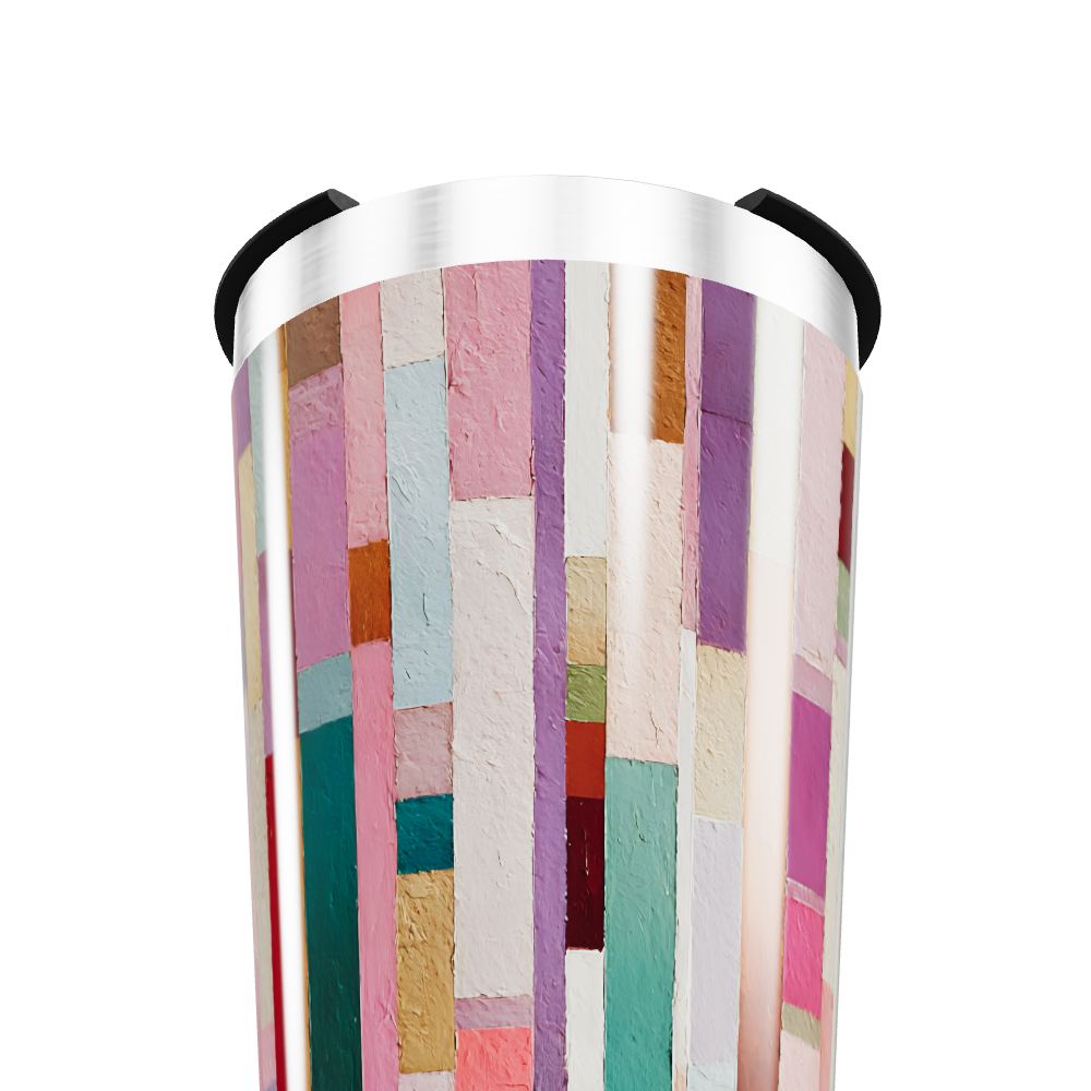 Copo Térmico - Estampa Colorida Vertical