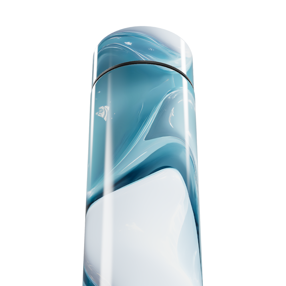 Garrafa Térmica Touch - Azul Marmorizada