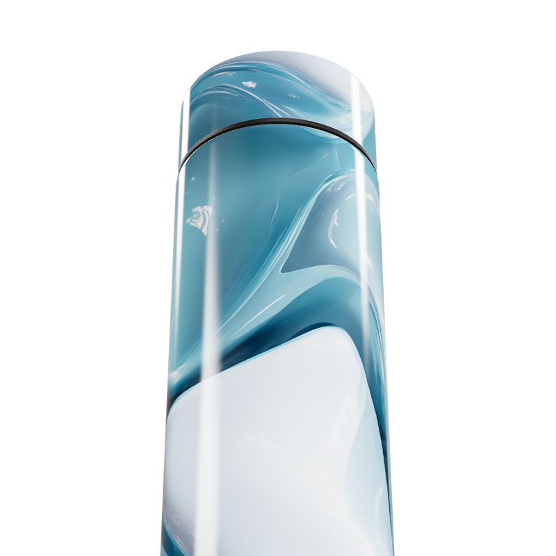 Garrafa Térmica Touch - Azul Marmorizada