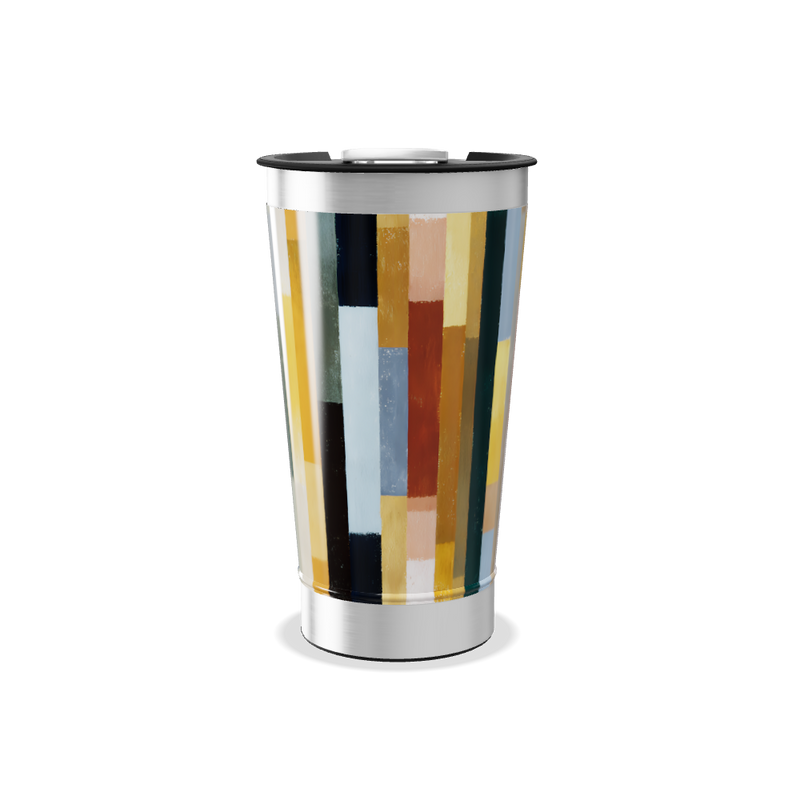 Copo Térmico - Estampa Colorida Retangular