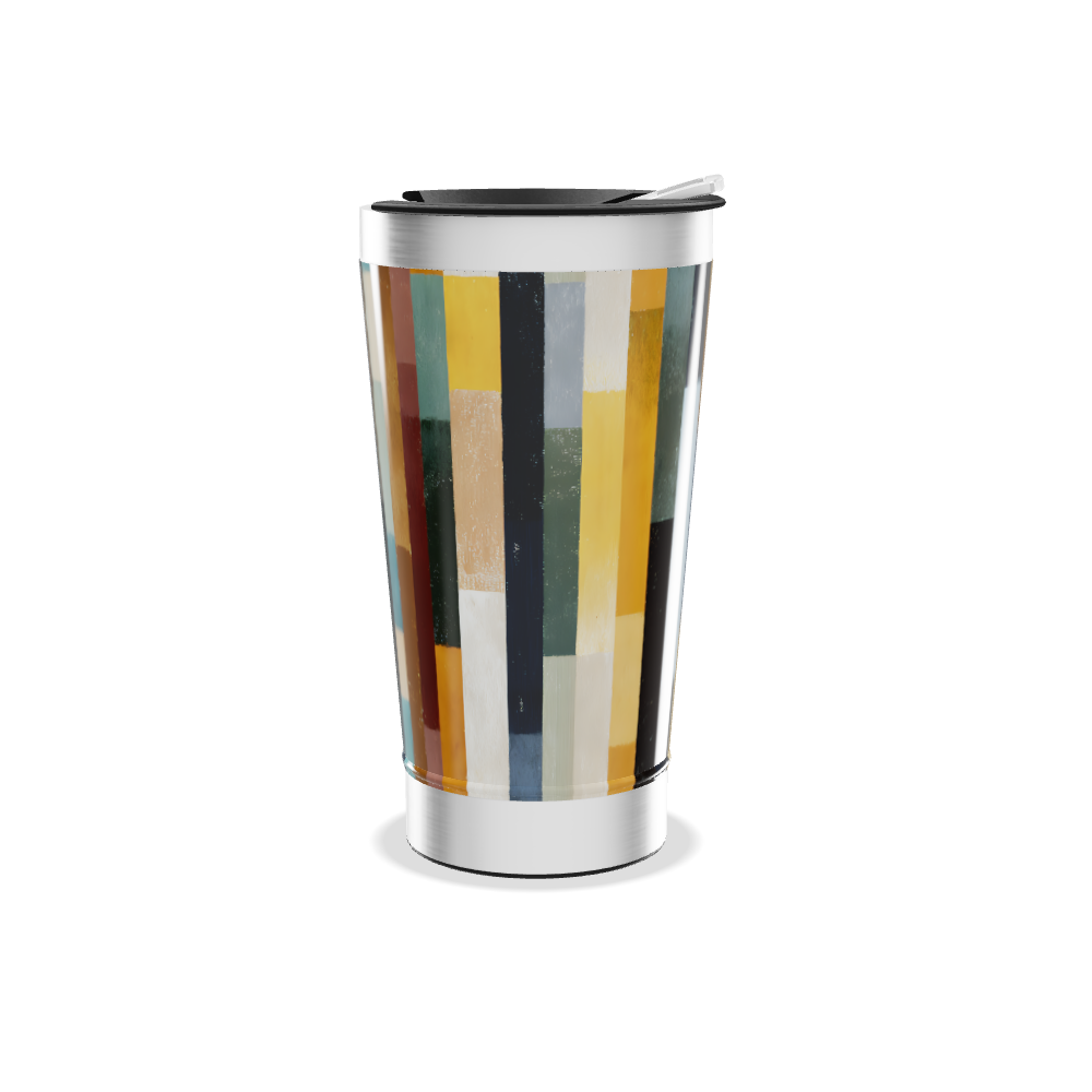 Copo Térmico - Estampa Colorida Retangular