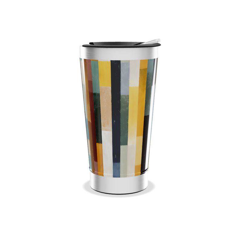 Copo Térmico - Estampa Colorida Retangular