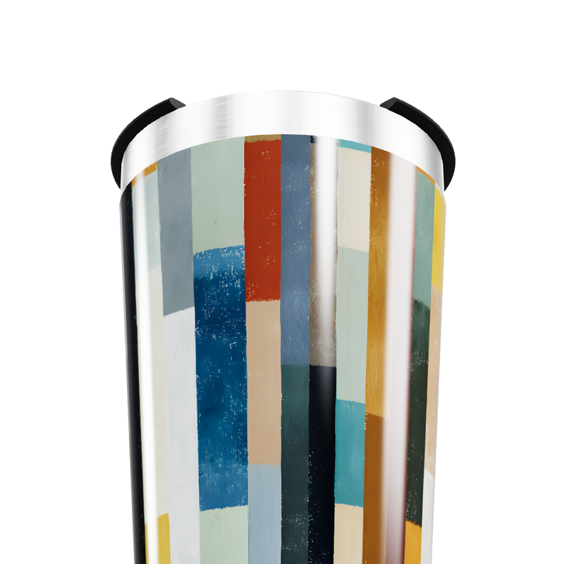 Copo Térmico - Estampa Colorida Retangular