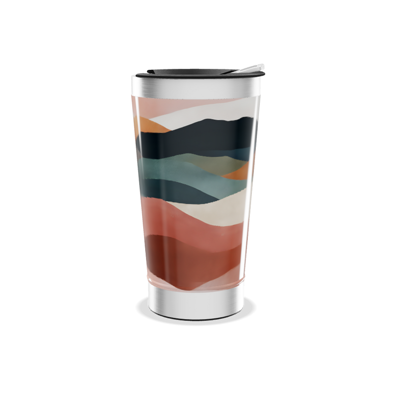Copo Térmico - Estampa Montanhas Coloridas