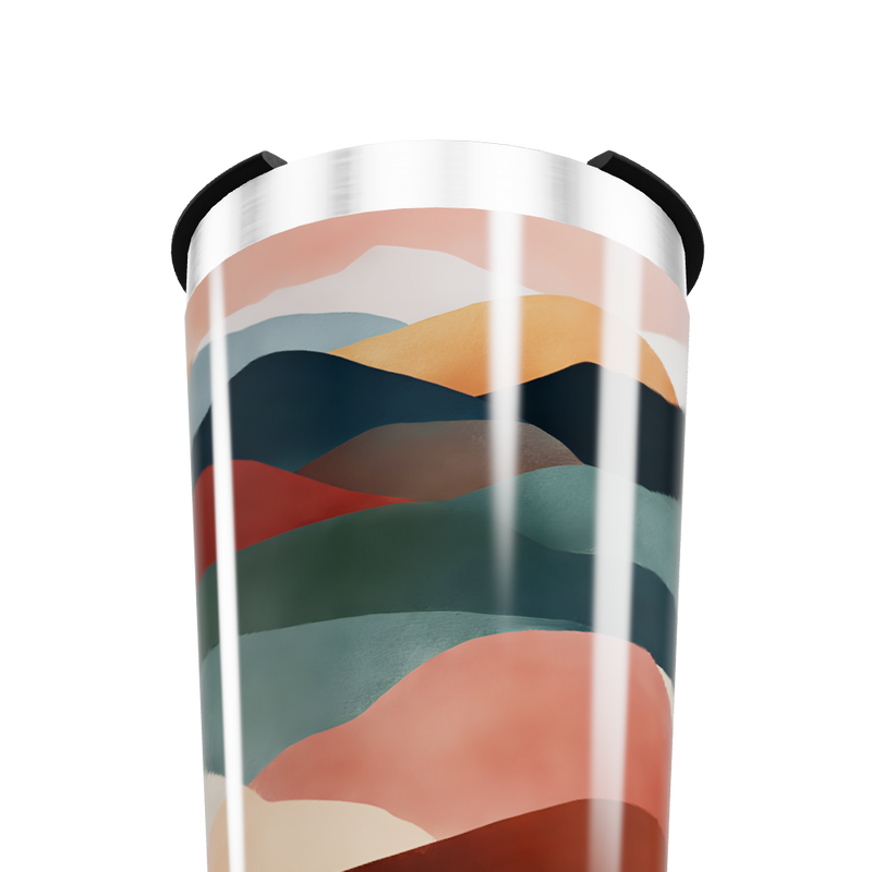 Copo Térmico - Estampa Montanhas Coloridas