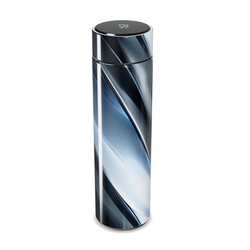 Garrafa Térmica Touch Design Espiral Azul