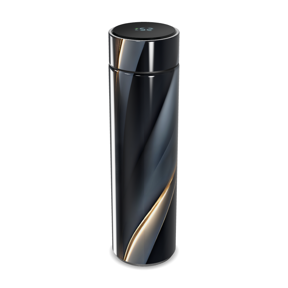 Garrafa Térmica Touch - Preto com Design Moderno