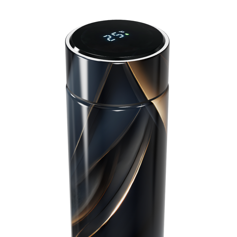 Garrafa Térmica Touch - Preto com Design Moderno