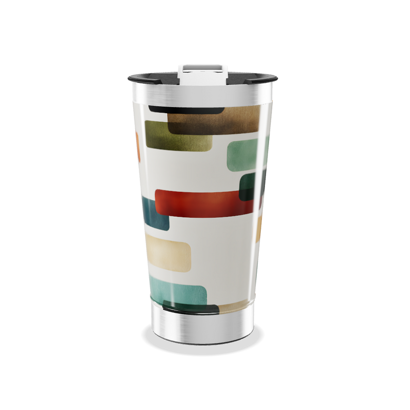 Copo Térmico - Estampa Colorida Inox