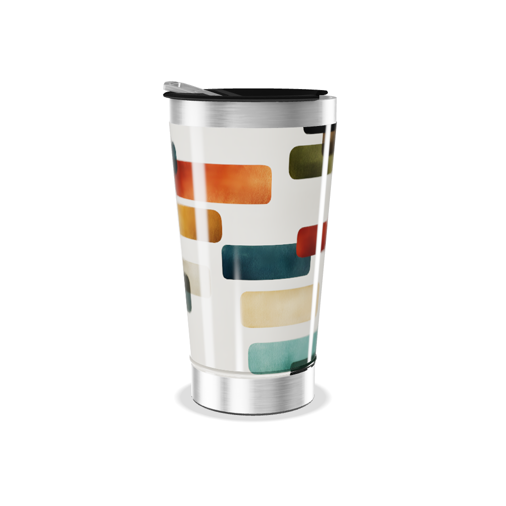 Copo Térmico - Estampa Colorida Inox