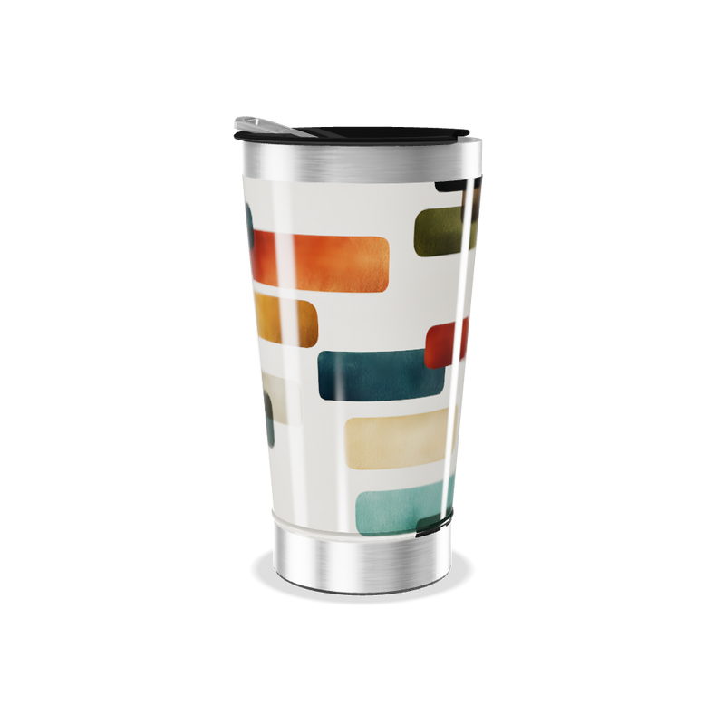 Copo Térmico - Estampa Colorida Inox