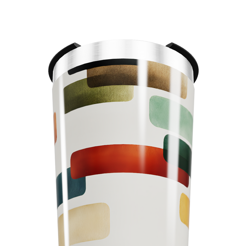 Copo Térmico - Estampa Colorida Inox