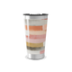 Copo Térmico - Listras Coloridas Aquarela