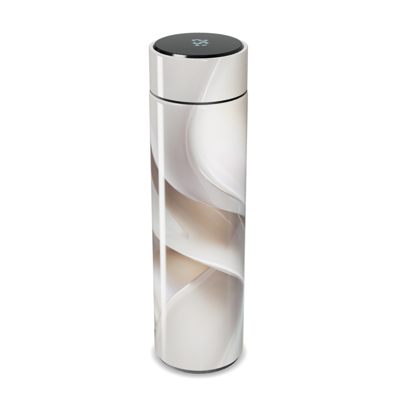 Garrafa Térmica Touch - Digital Branca Elegante