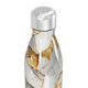 Garrafa Inox - Estampa Mármore Dourado