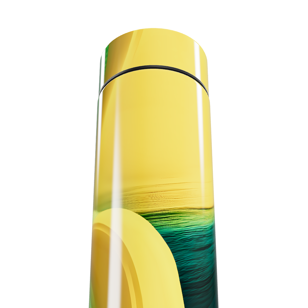 Garrafa Térmica Touch - Amarela com Visor Digital