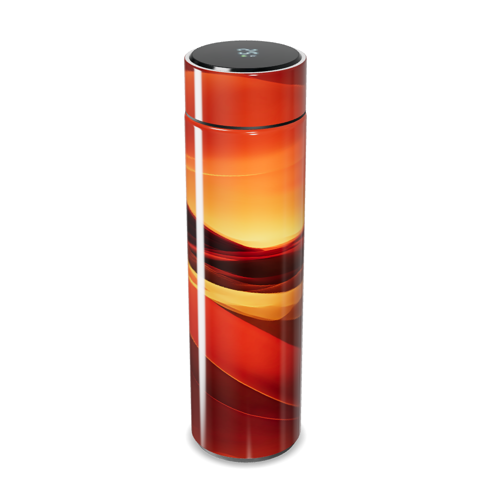 Garrafa Térmica Touch - Design Laranja Digital