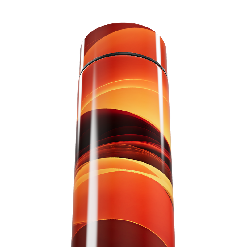 Garrafa Térmica Touch - Design Laranja Digital