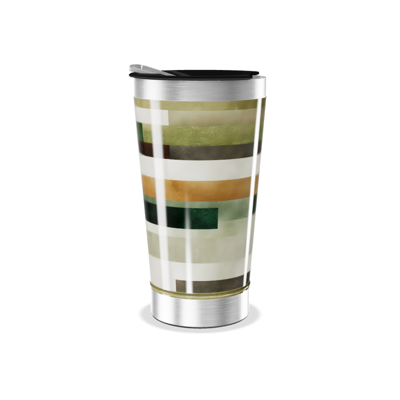 Copo Térmico - Estampa Geométrica Colorida