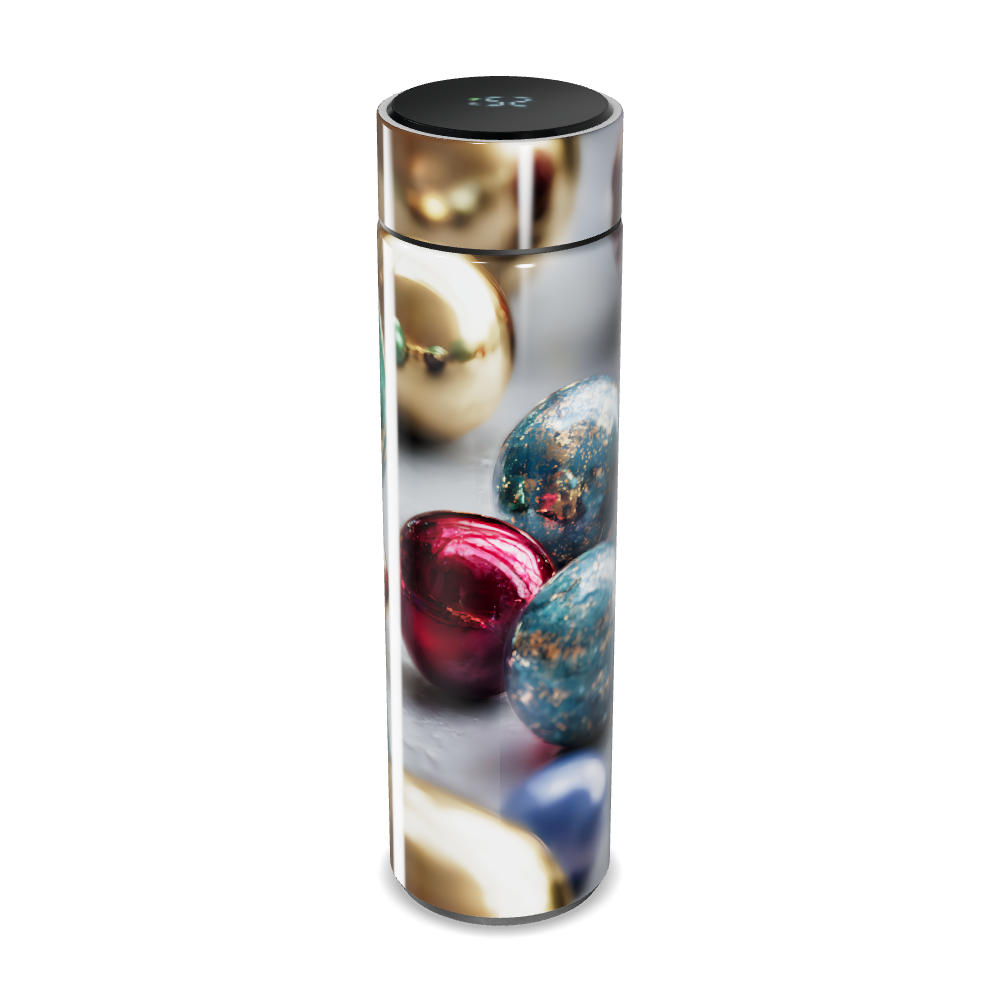 Garrafa Térmica Touch - Verde Marmorizada