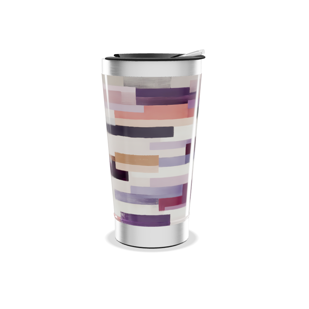 Copo Térmico - Estampa Geométrica Colorida