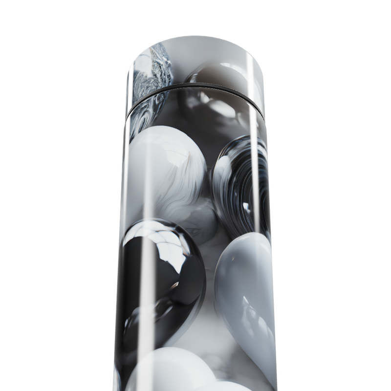 Garrafa Térmica Touch - Preto e Branco Design