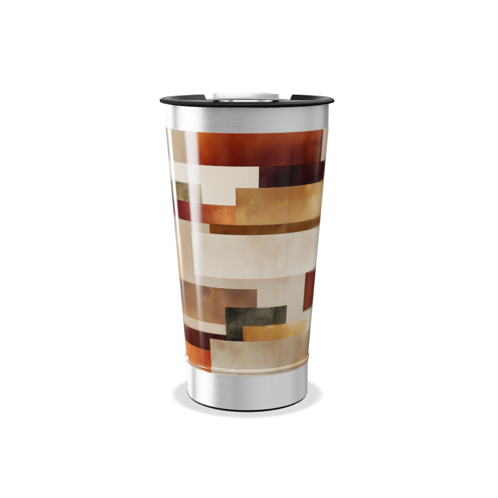 Copo Térmico - Estampa Geométrica Colorida