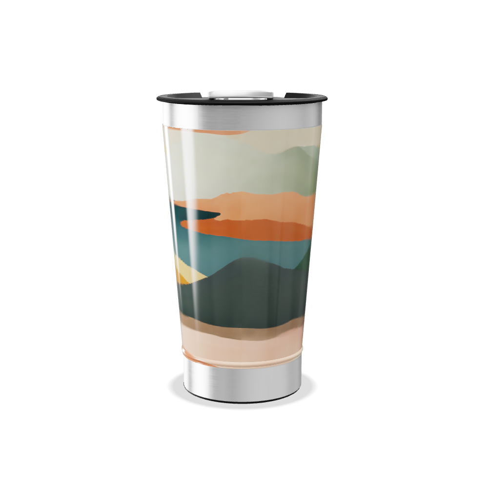 Copo Térmico - Estampado Multicolorido