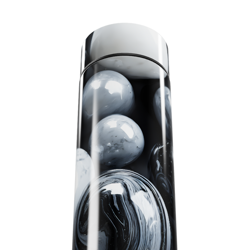 Garrafa Térmica Touch - Mármore Preto e Branco