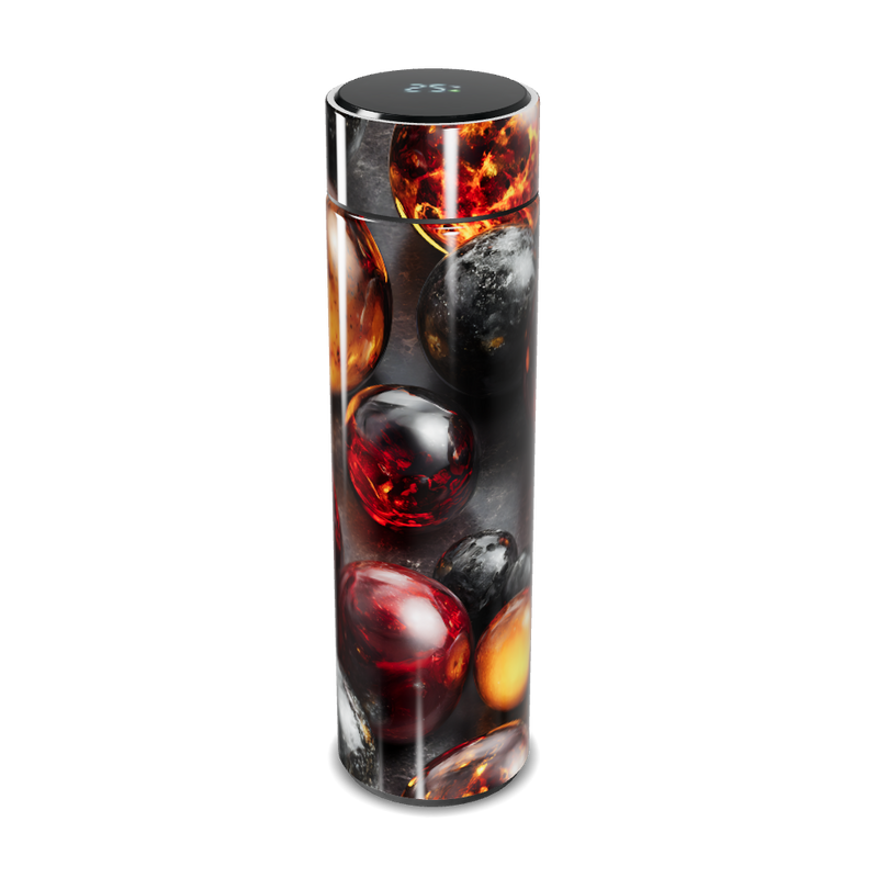 Garrafa Térmica Touch - Estampa Esferas Coloridas