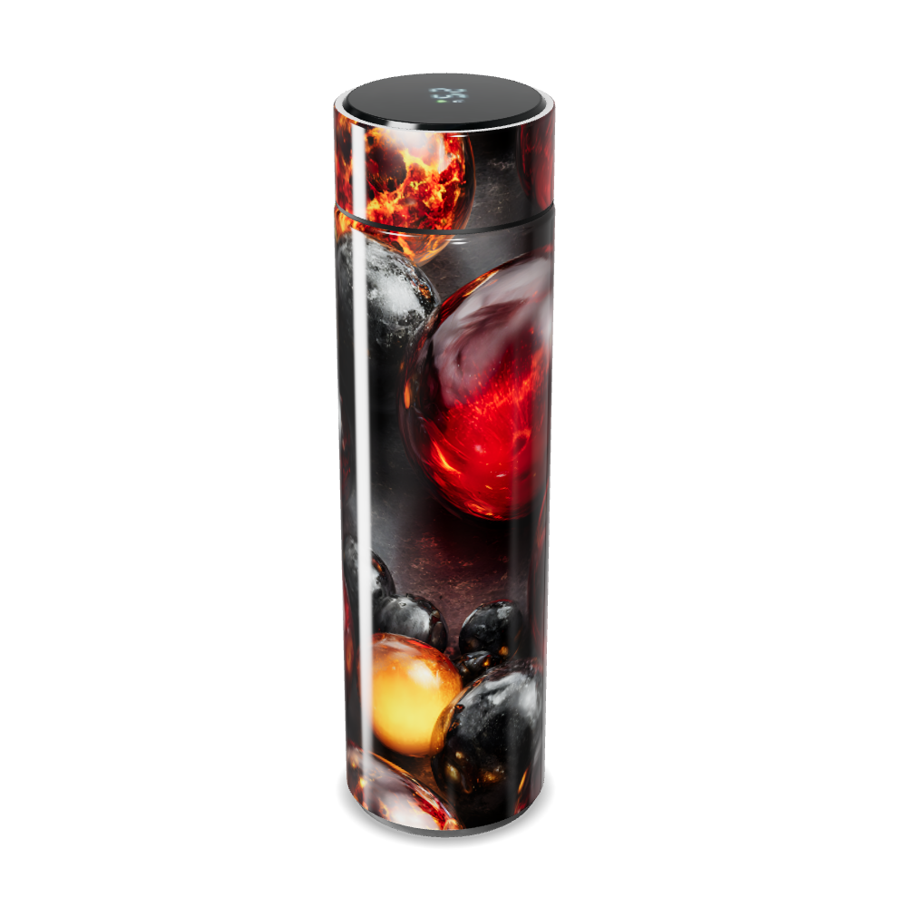 Garrafa Térmica Touch - Estampa Esferas Coloridas