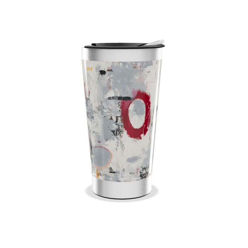 Copo Térmico - Estampa Abstrata Colorida