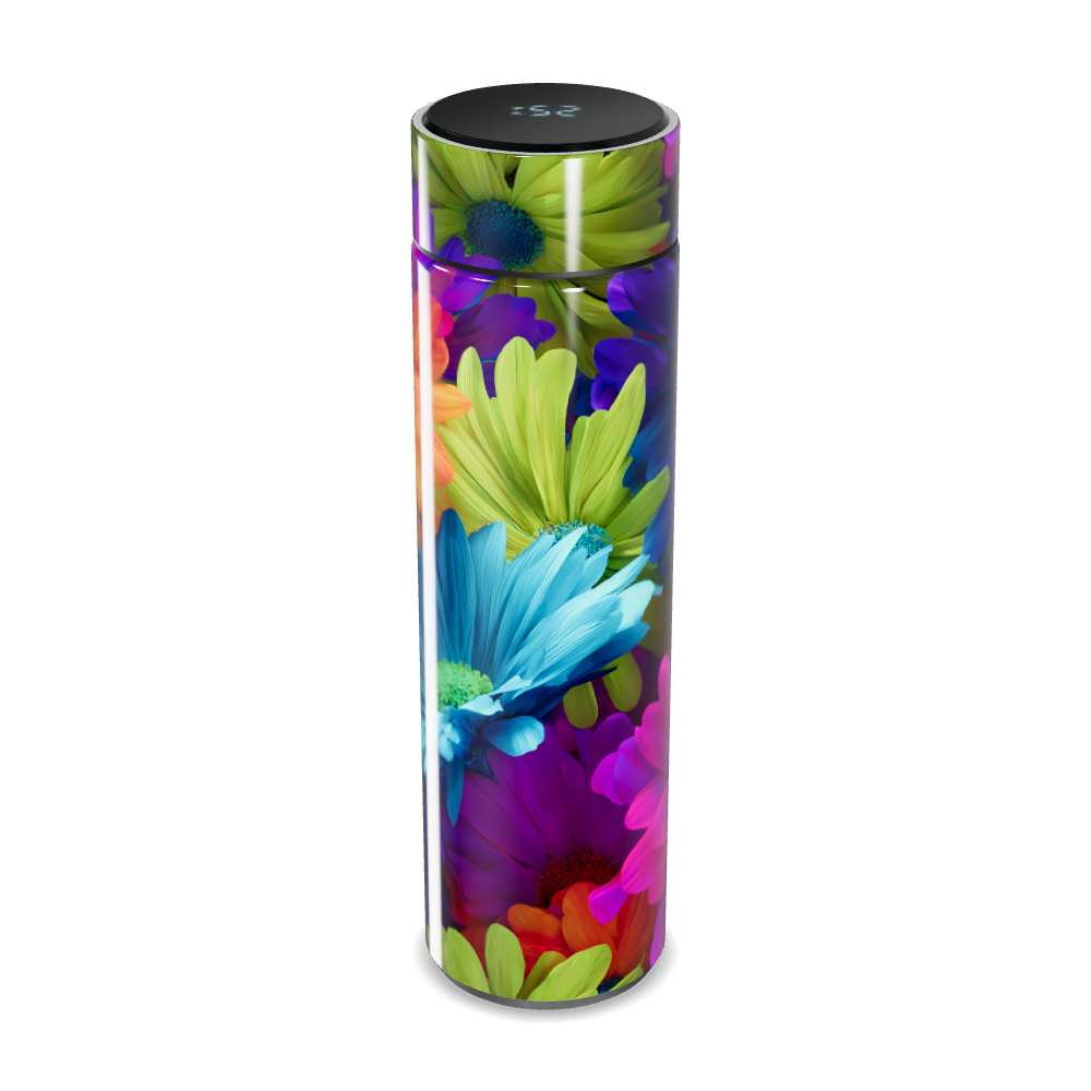 Garrafa Térmica Touch - Flores Coloridas