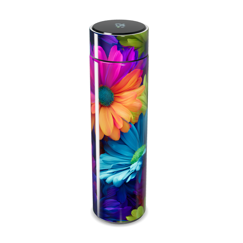 Garrafa Térmica Touch - Flores Coloridas