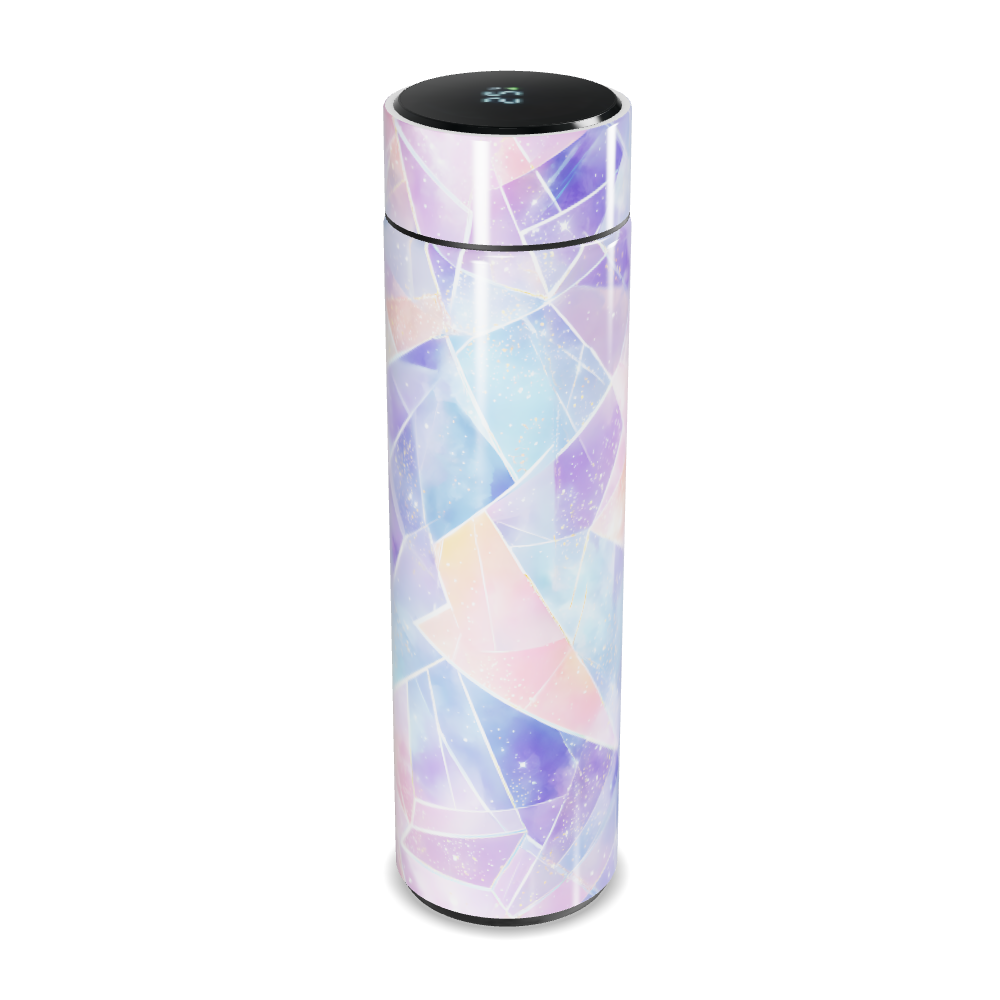 Garrafa Térmica Touch - Estampa Geométrica Colorida